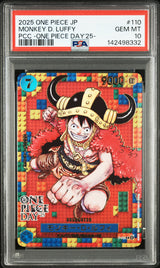 PSA 10 | Monkey D. Luffy ONE PIECE DAY 2025 P-110