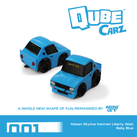 QubeCarz Nissan Skyline Kenmeri Liberty Walk Baby Blue