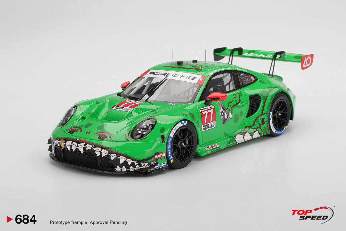 PREORDER JULI Porsche 911 GT3 R (992) #77 AO Racing 2025 IMSA Sebring 12 Hrs Class Winner TS0684