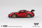 Preordine 17.08.26 Porsche 911 (992) GT3 RS Weissach Package Rosso Guards MGT01060