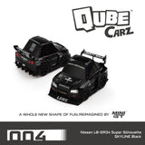 QubeCarz Nissan LB-ER34 Super Silhouette SKYLINE Black
