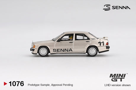 Mercedes-Benz 190 E 2.3-16 #11 Ayrton Senna 1984 Nürburgring Course des Champions avec Figurine MGT01076
