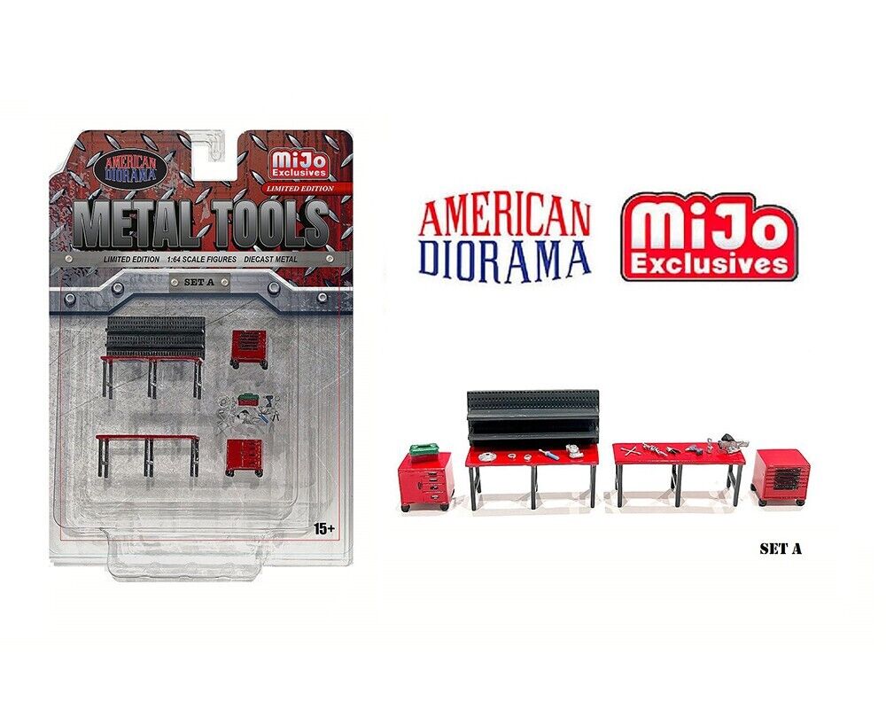 Metal Tools 1:64 Set A