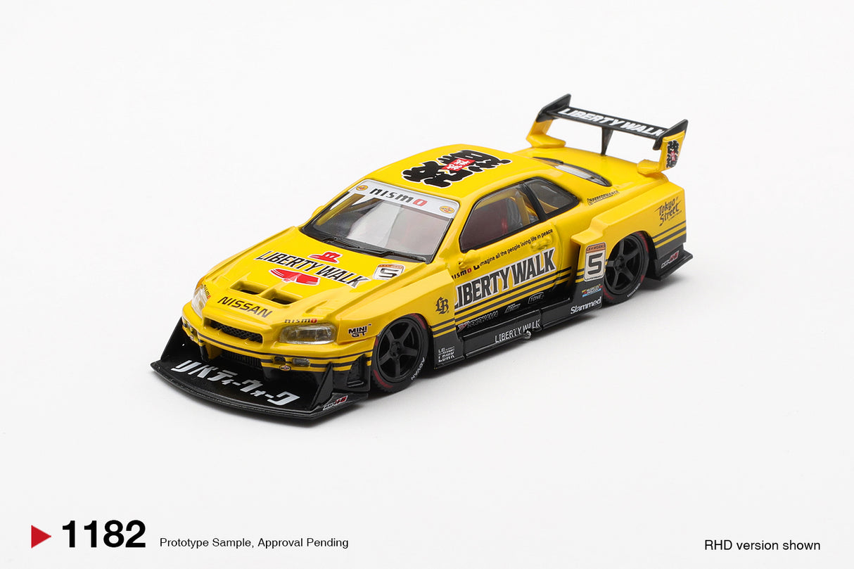 PREORDER 11.09.26 Nissan LB-ER34 Super Silhouette SKYLINE Sport Yellow MGT01182