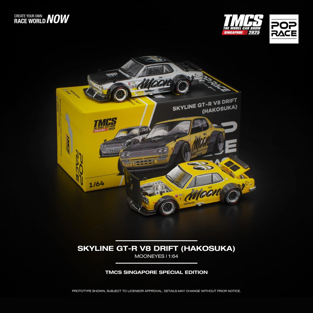 Nissan Skyline GT-R V8 Drift Hakosuka Mooneyes Singapore 2025 EXCLUSIVE