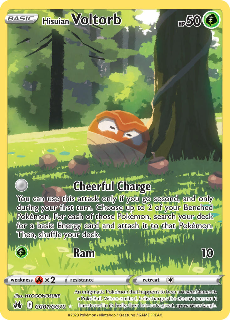 Hisuian Voltorb GG01/GG70 NM