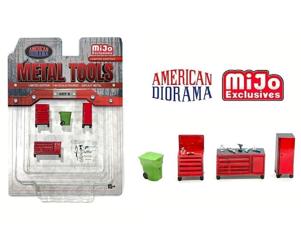 Metal Tools 1:64 Set B