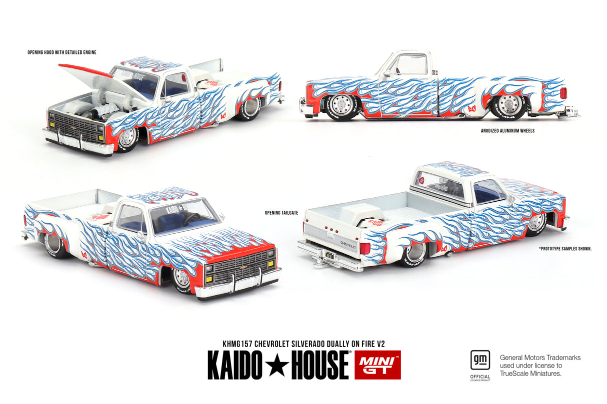 Chevrolet Silverado Dually on Fire V2 KHMG157