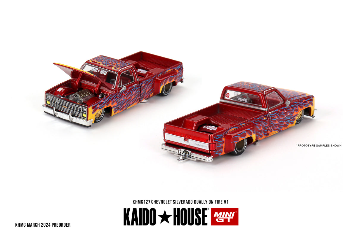 Chevrolet Silverado Dually on Fire V1 KHMG127