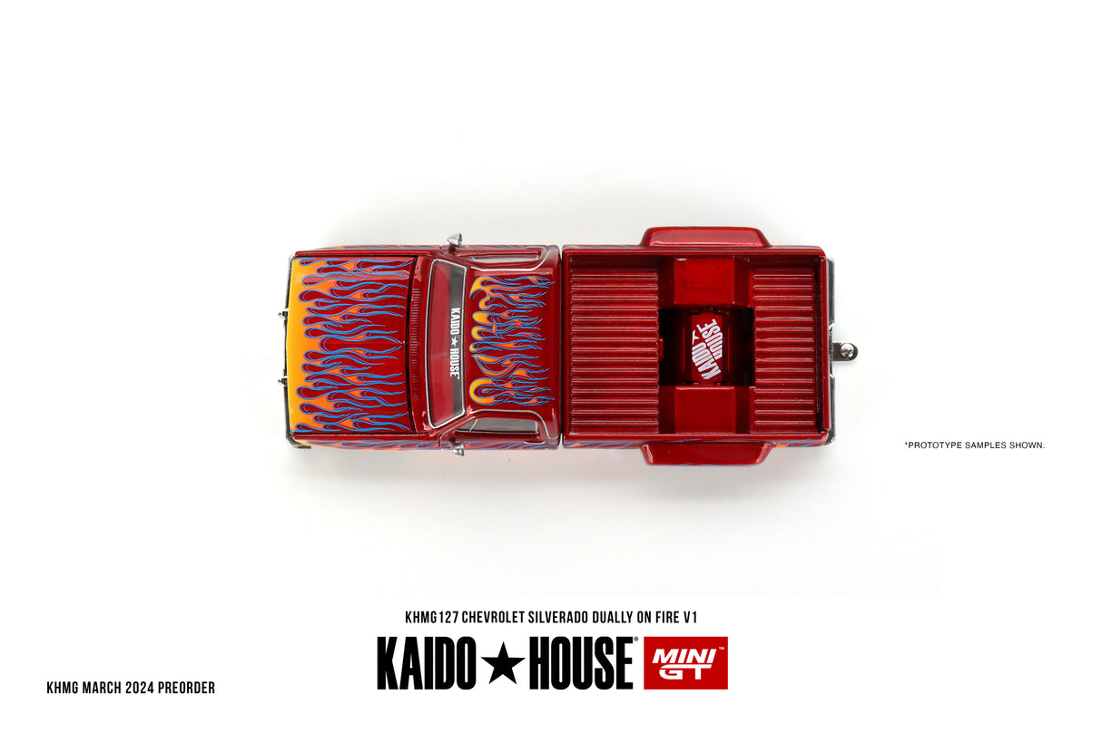 Chevrolet Silverado Dually on Fire V1 KHMG127