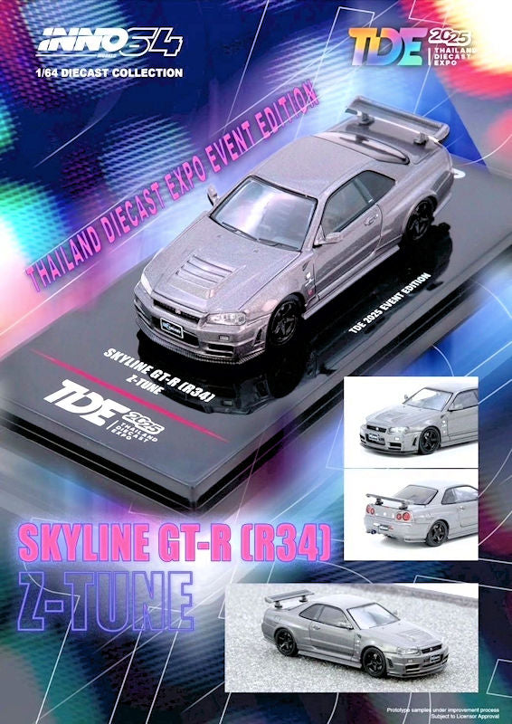 Nissan Skyline GT-R R34 Z-Tune 2025 Thailand Diecast Expo Event Edition