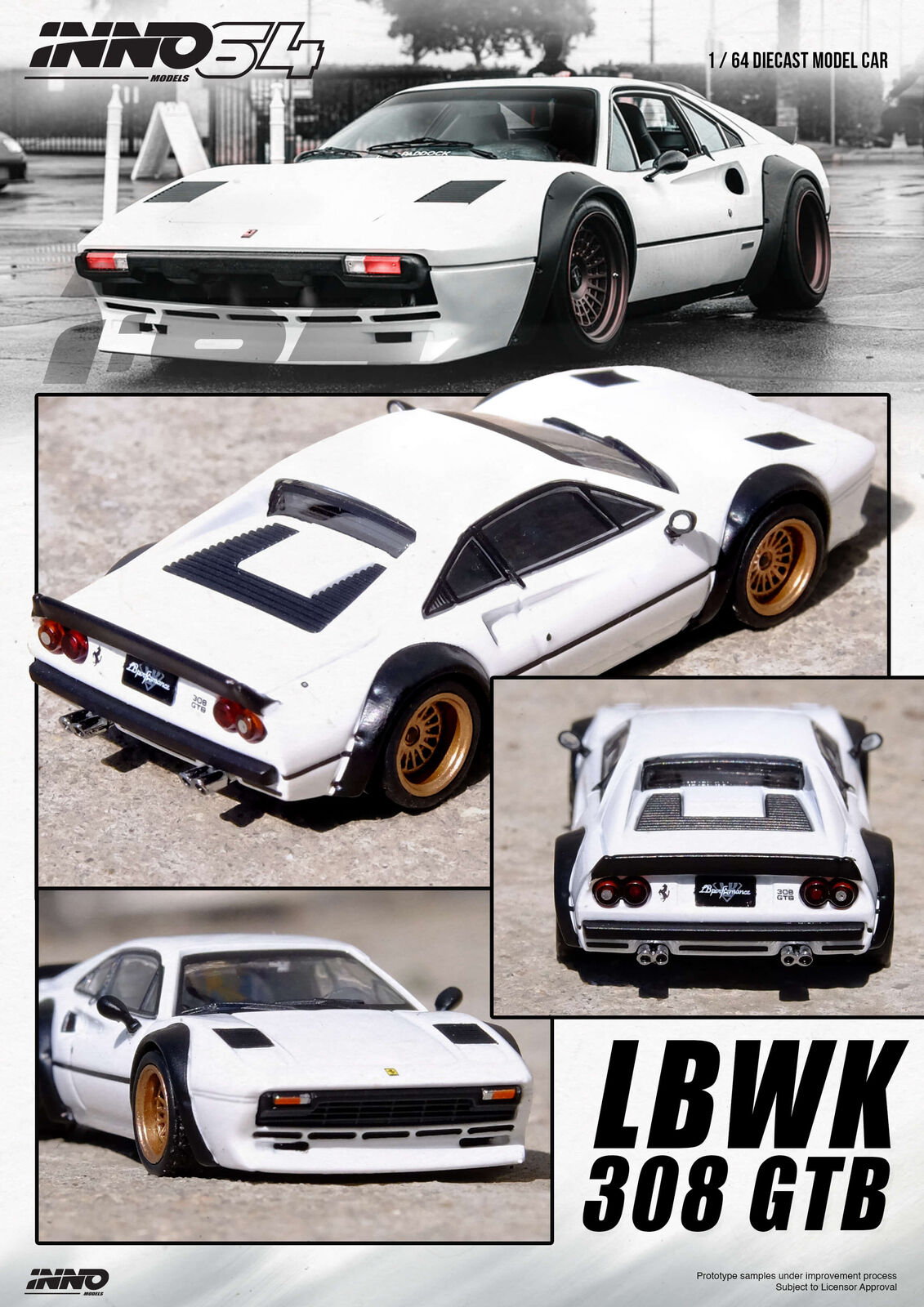 Ferrari 308 GTB LBWK White