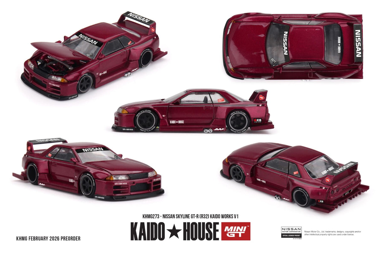 (Preorder 2026) Nissan Skyline GTR R32 Kaido Works V1 1989 KHMG273